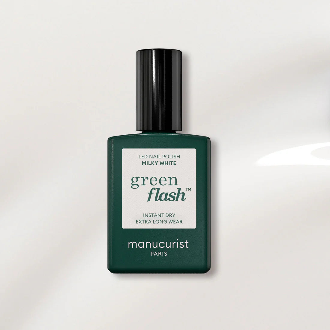 Green Flash Gel-Nagellack, Milky White
